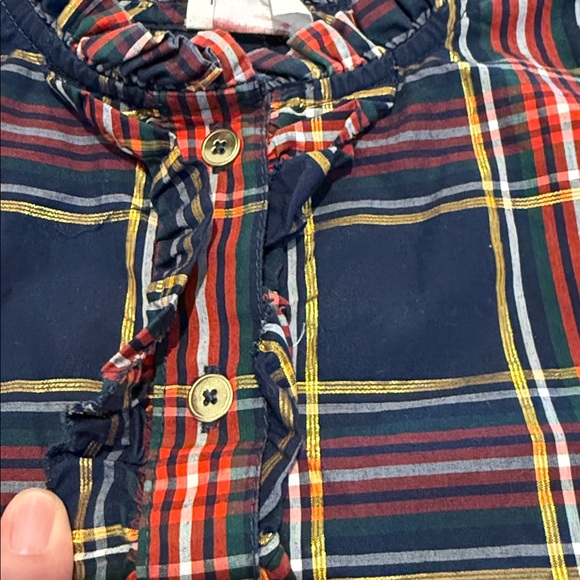 Crewcuts Plaid Blouse - XXS - Picture 3 of 3